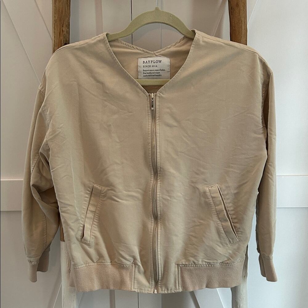 Bayflow Women's Tan Blazer Jacket Small
